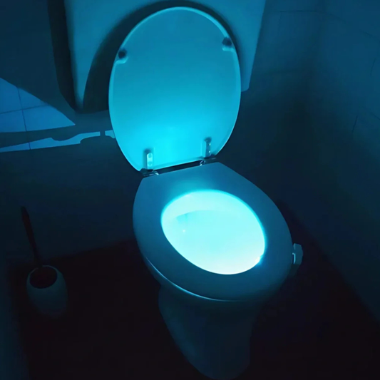 Motion-Sensor LED Bathroom Toilet Night Light