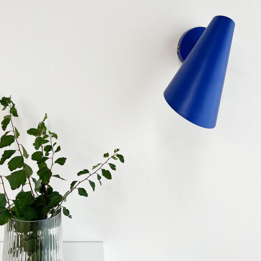 Architectural Matte Metal Wall Sconce - Minimalist Directional Wall Light