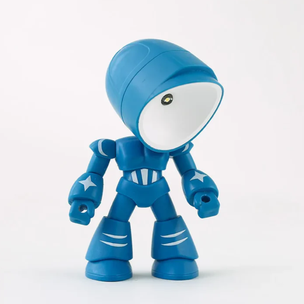 Modern Robot-Inspired Mini LED Lamp - Playful Character Accent Nightlight