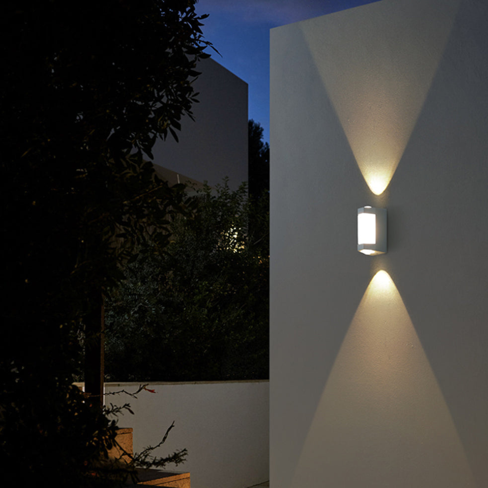 Outdoor Led Porch Lights with Integrated LED and Frosted Acrylic Lens