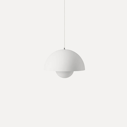 Pendant Light with Nested Dome Metal Shades - Mid Century Modern Retro