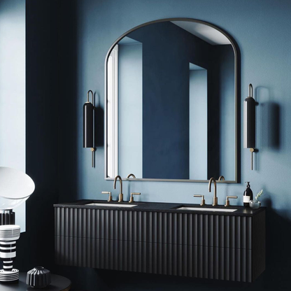 Modern Capsule Glass Wall Sconce - Elongated Gooseneck Pill Light