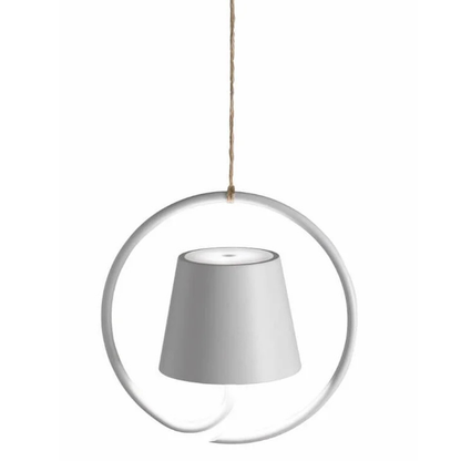 Cordless Pendant Light with Rechargeable Battery - Portable Outdoor Lamp