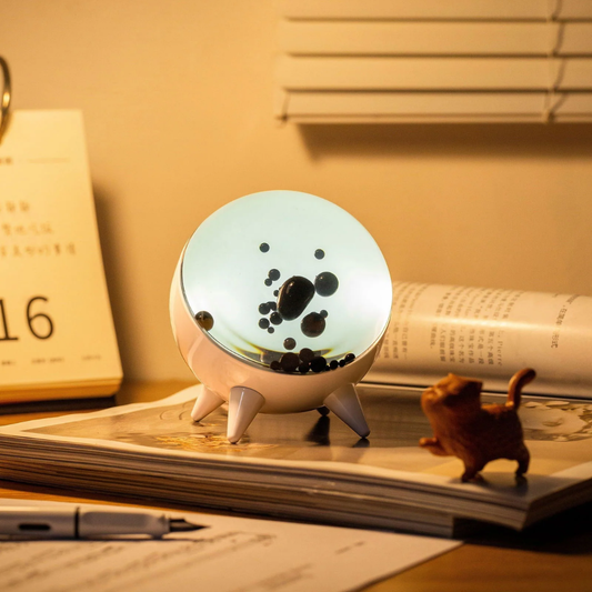 USB Rechargeable Ferrofluid Speaker - Bluetooth Rhythmic Music Display