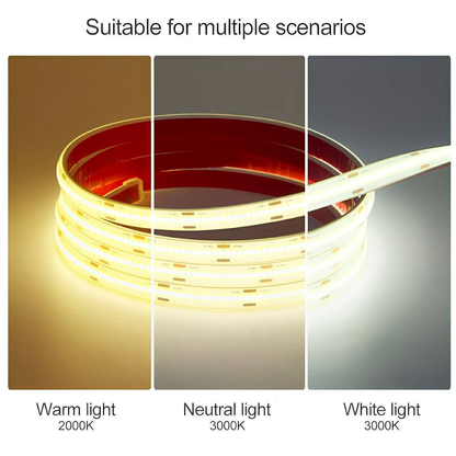 COB LED Strip for Outdoor Stairs and Landscape - Modern Hardscape Light