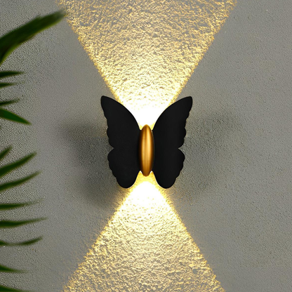 Permanent Outdoor House Lights with Nature-Inspired Silhouettes - Modern Sconce