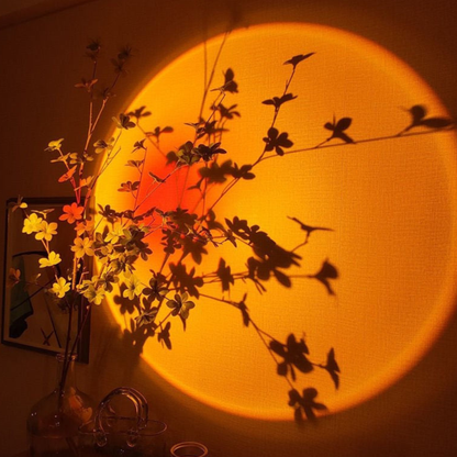 LED Sunset Lamp with 13 Color Modes - Portable Photography Modern