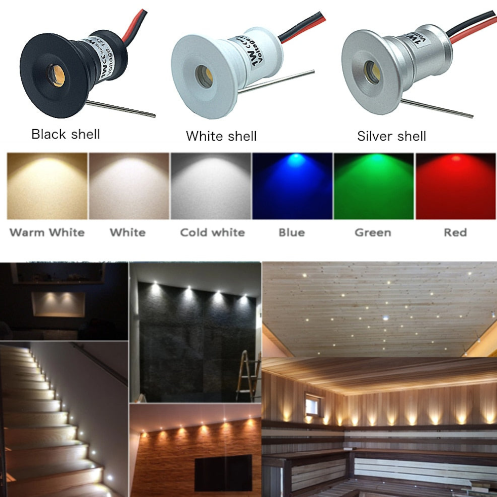 LED Downlights for Cabinets & Stairs – Focused Beam Accent Lighting Pack of 10