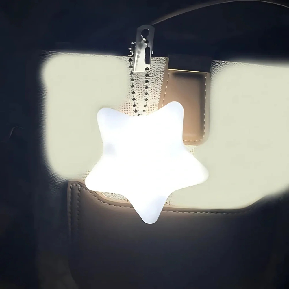 Glow Bag Charm LED Light - Portable Purse Keychain & Night Finder