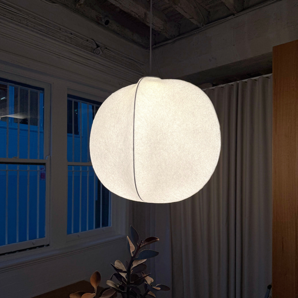 Modern Wabi-Sabi Fiber Pendant Light - Minimalist Cloud-Inspired Hanging Lamp