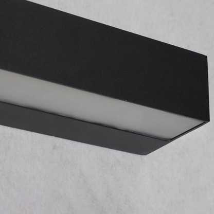 Outdoor LED Porch Lights with Frosted Acrylic Shade and Aluminum Body - Modern Sconce