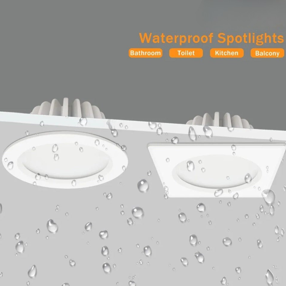 LED Recessed Lighting with 120 Degree Wide Beam for Kitchen and Bath