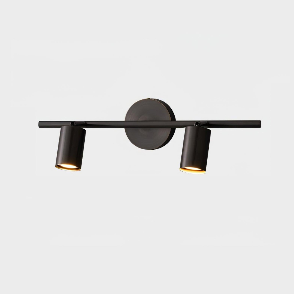Led vanity lights with Adjustable Twin Cylinder Heads - Industrial Modern