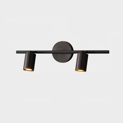 Led vanity lights with Adjustable Twin Cylinder Heads - Industrial Modern