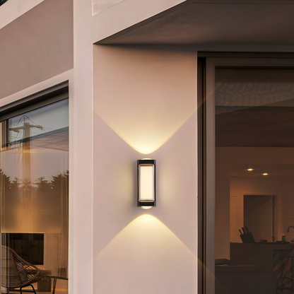 Outdoor Led Porch Lights with Integrated LED and Frosted Acrylic Lens