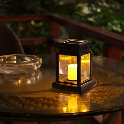 Solar Powered Decorative Garden Lanterns - Outdoor Yard Path Lighting