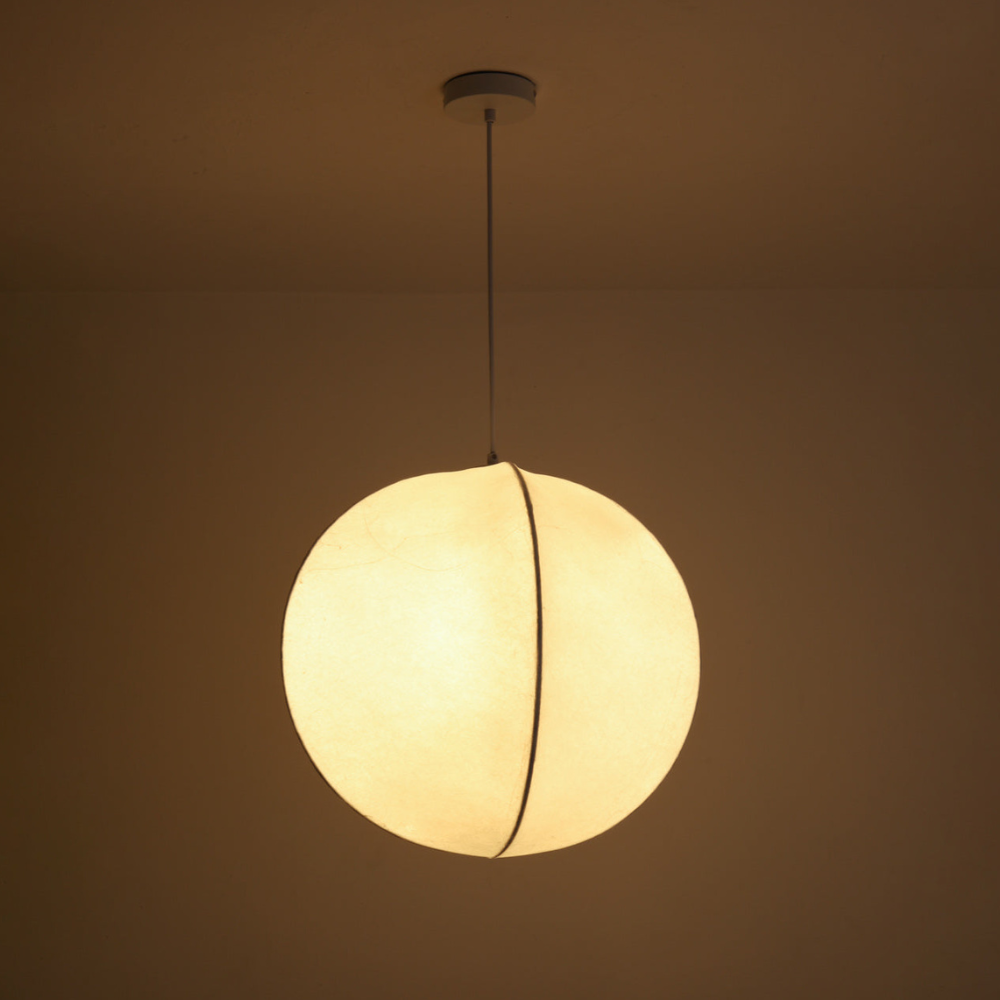 Modern Wabi-Sabi Fiber Pendant Light - Minimalist Cloud-Inspired Hanging Lamp