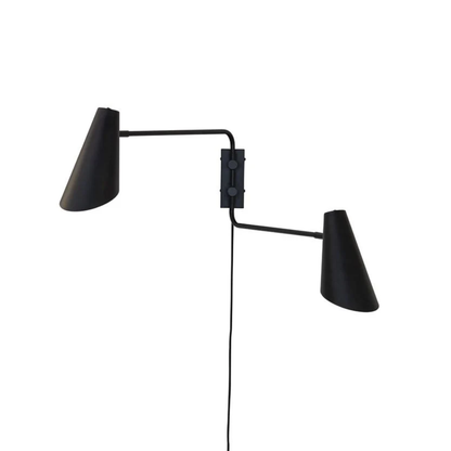 Architectural Matte Metal Wall Sconce - Minimalist Directional Wall Light
