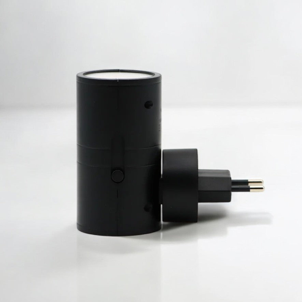 Plug In LED Night Light Wall Sconce - Dual Direction Cylinder