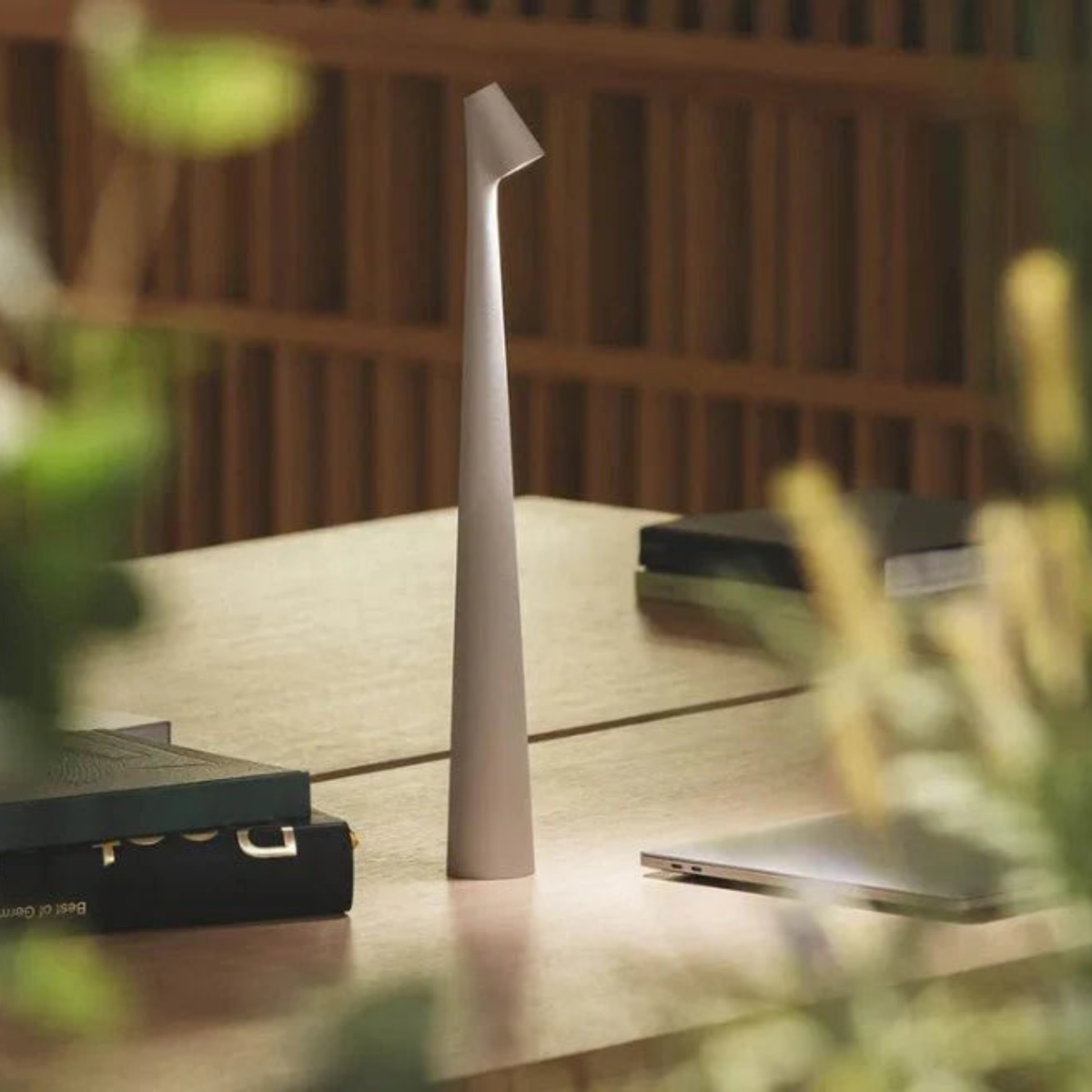 Modern Minimalist Nordic Cone Table Lamp - Tapered LED Desk Nightlight