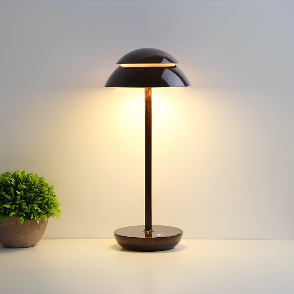 Scandinavian Minimalist Cordless LED Table Lamp - Dimmable Rechargeable Light