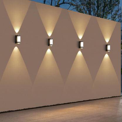Outdoor Led Porch Lights with Integrated LED and Frosted Acrylic Lens