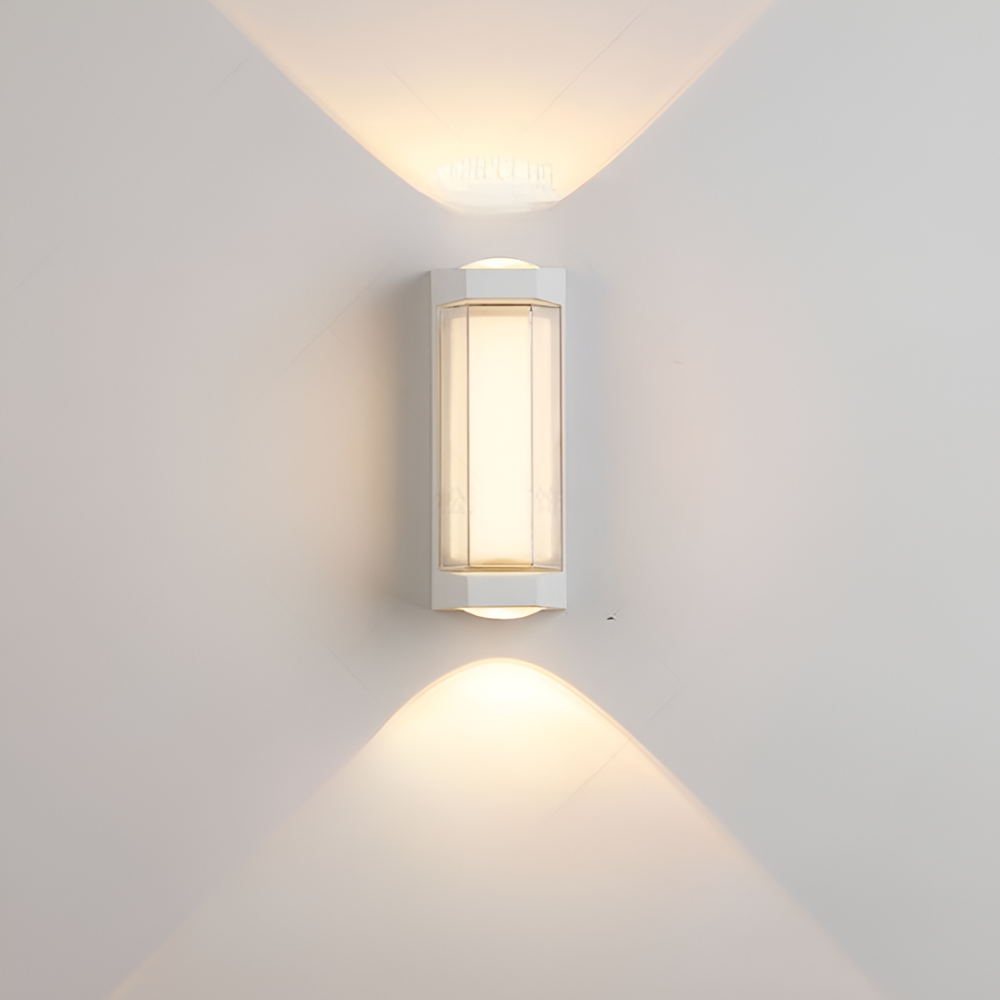 Outdoor Led Porch Lights with Integrated LED and Frosted Acrylic Lens