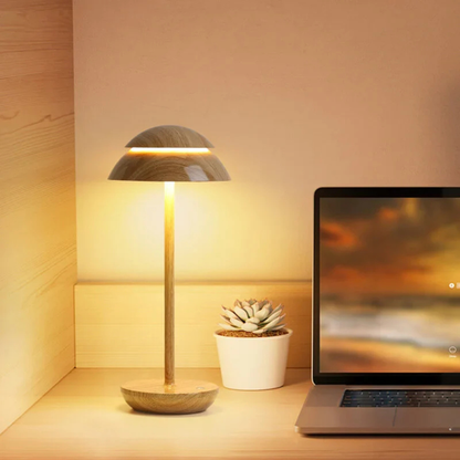 Scandinavian Minimalist Cordless LED Table Lamp - Dimmable Rechargeable Light