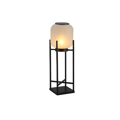 Floor Lamp with Integrated LED Weather Resistant Base and Remote Control Dimming