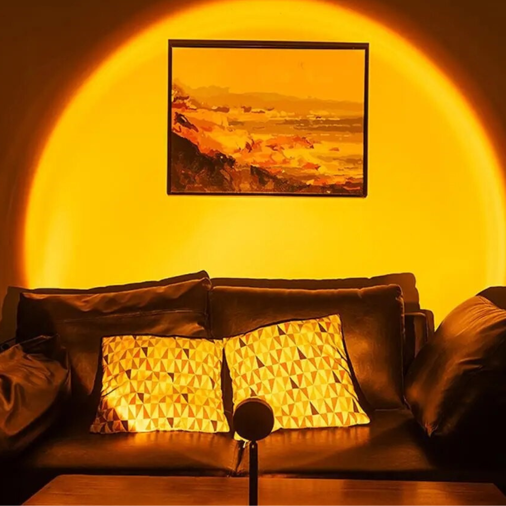 LED Sunset Lamp with 13 Color Modes - Portable Photography Modern