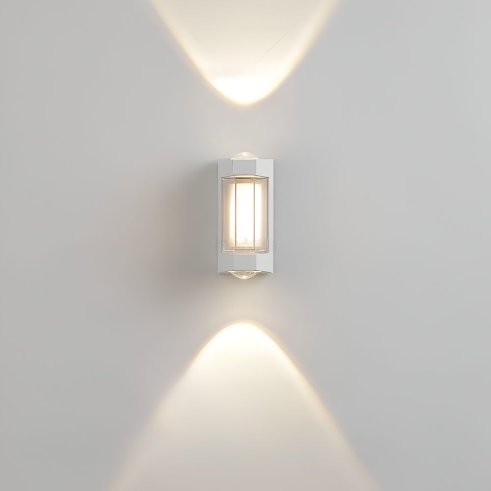Outdoor Led Porch Lights with Integrated LED and Frosted Acrylic Lens