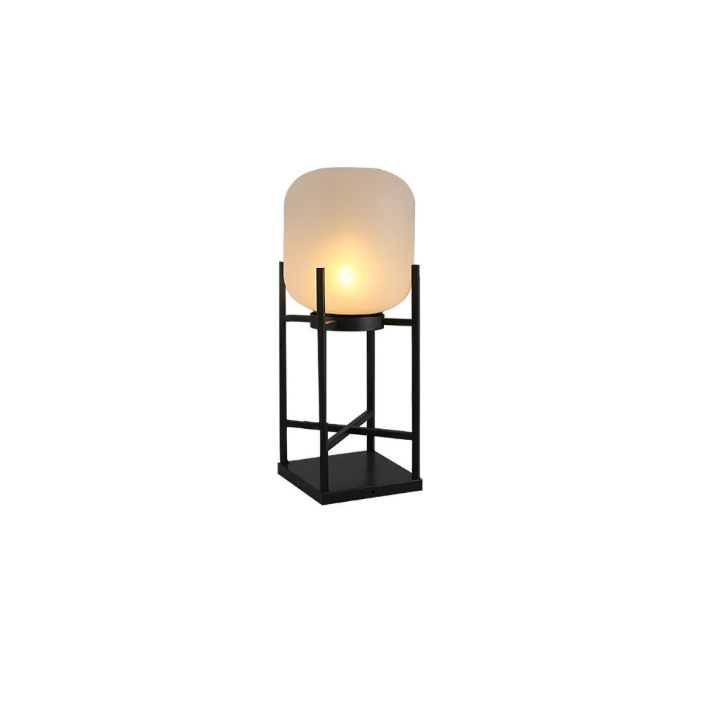 Floor Lamp with Integrated LED Weather Resistant Base and Remote Control Dimming