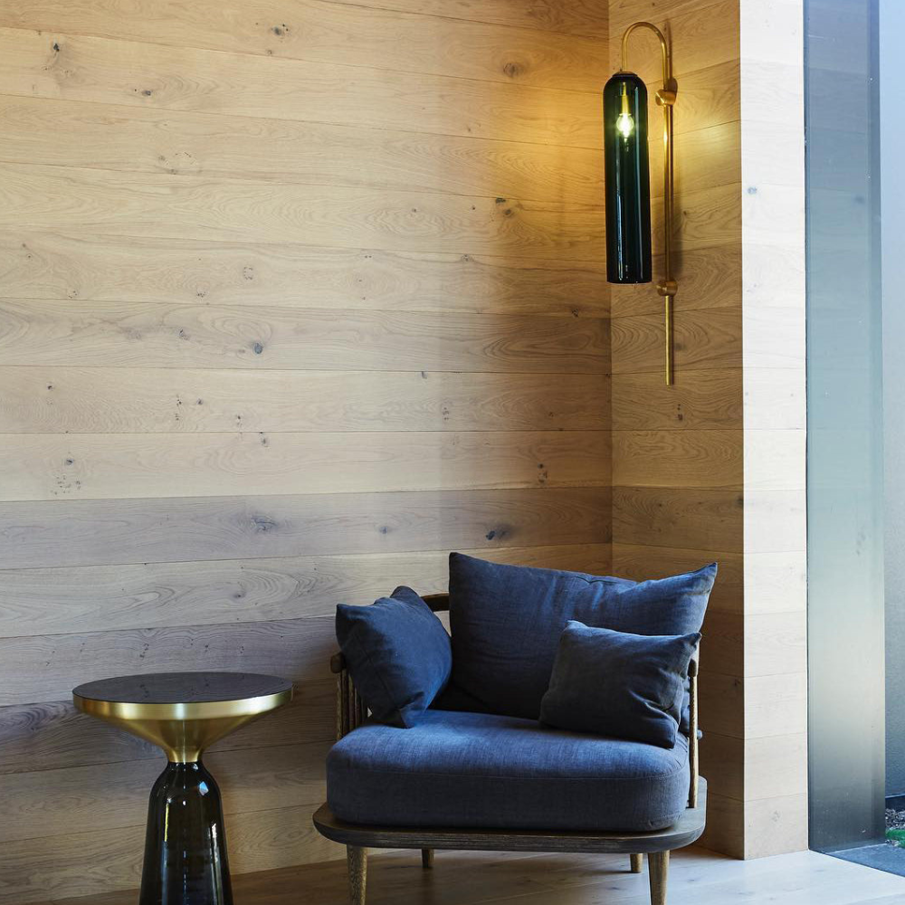 Modern Capsule Glass Wall Sconce - Elongated Gooseneck Pill Light