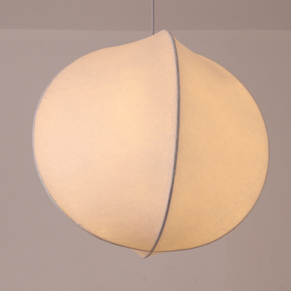 Modern Wabi-Sabi Fiber Pendant Light - Minimalist Cloud-Inspired Hanging Lamp