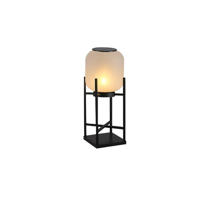 Floor Lamp with Integrated LED Weather Resistant Base and Remote Control Dimming