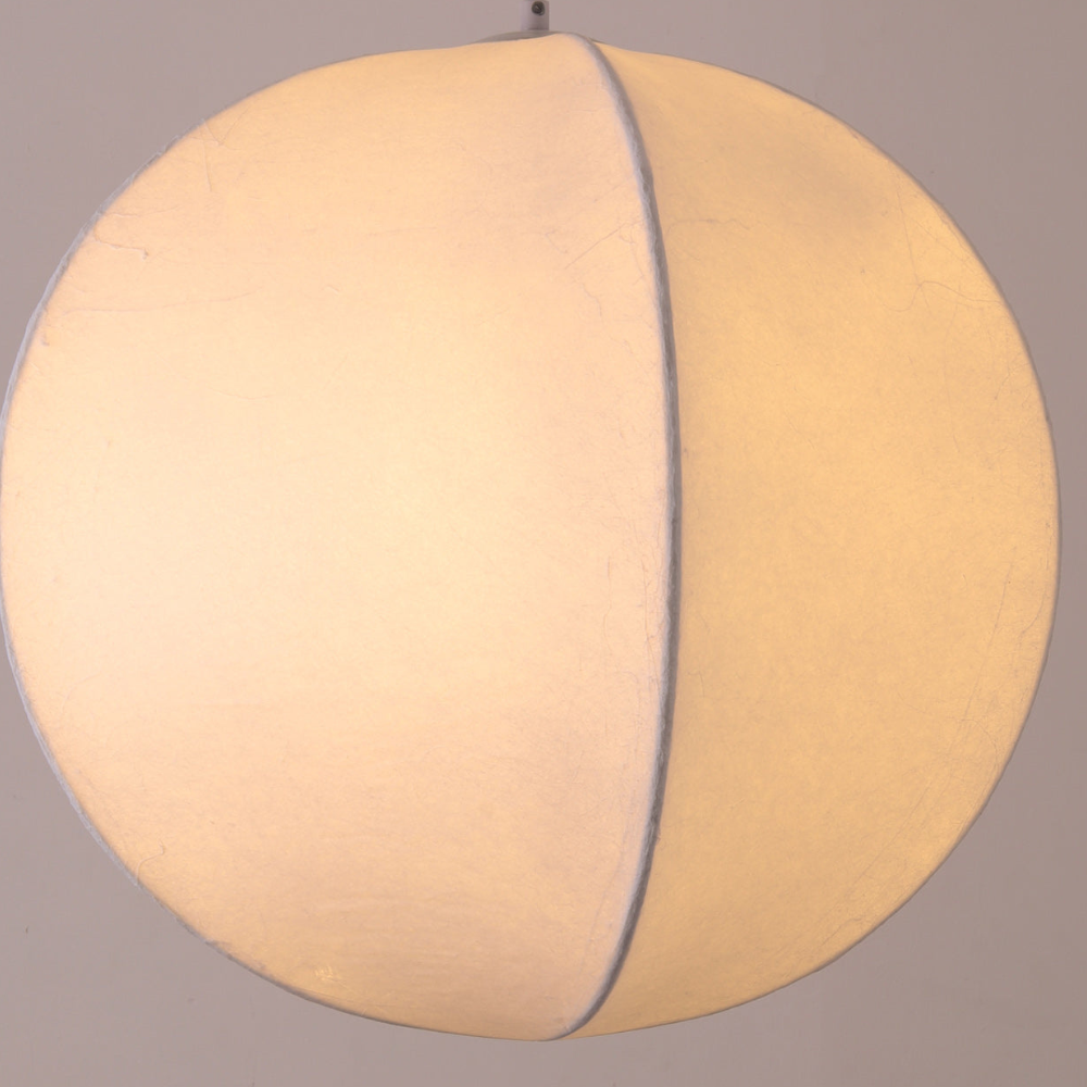 Modern Wabi-Sabi Fiber Pendant Light - Minimalist Cloud-Inspired Hanging Lamp