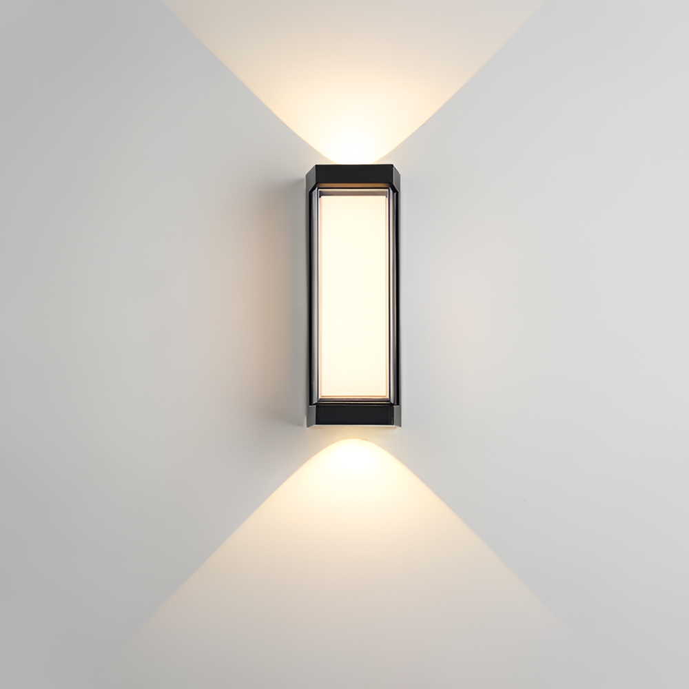Outdoor Led Porch Lights with Integrated LED and Frosted Acrylic Lens