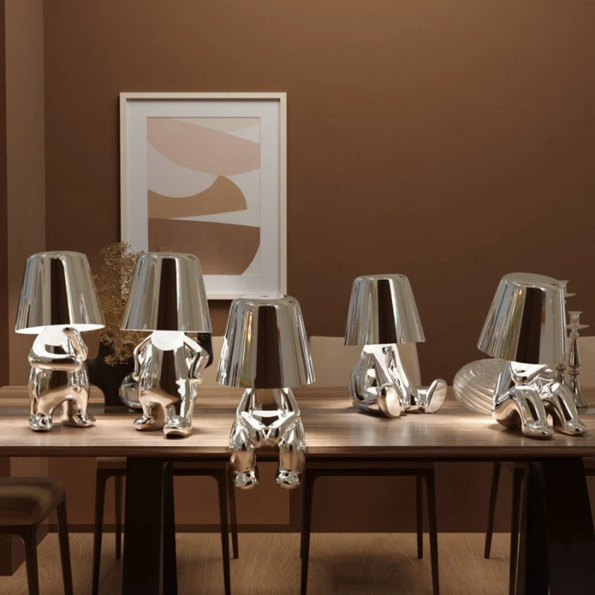Touch-Control Table Lamp Figurine