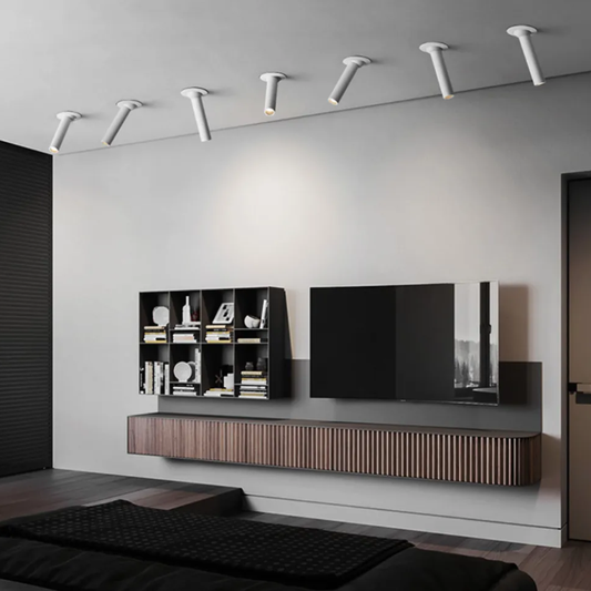 Directional Aluminum Track Style Pendant - Minimalist Indoor Lighting