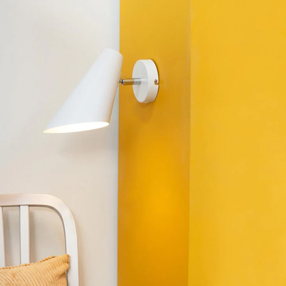 Architectural Matte Metal Wall Sconce - Minimalist Directional Wall Light