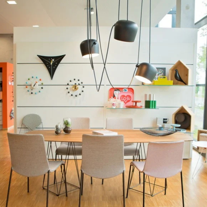 Modern Draped Bell Pendant Light - Multi-Cable Adjustable Pendant Lights