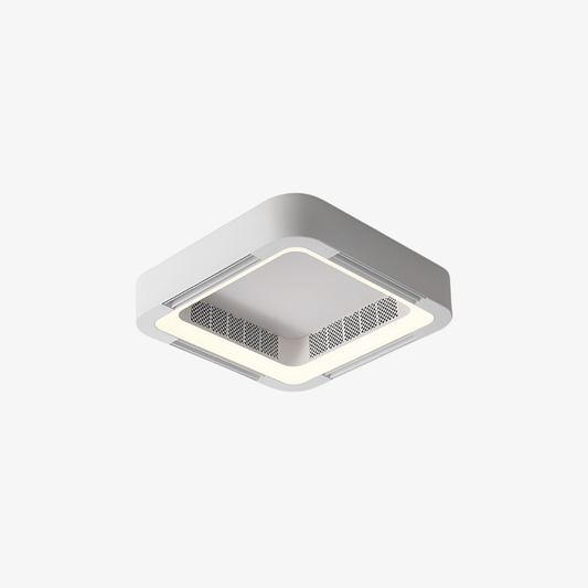 Ceiling Fan with Light and Bladeless Internal Ventilation - High-Modern Style