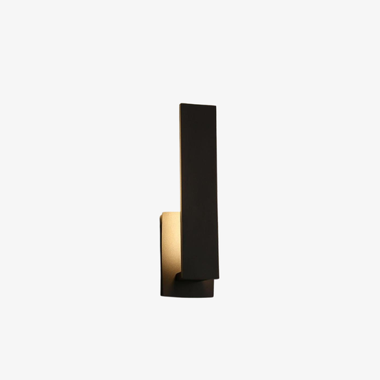 Permanent Outdoor House Lights with Layered Architectural Profile - Modern Sconce