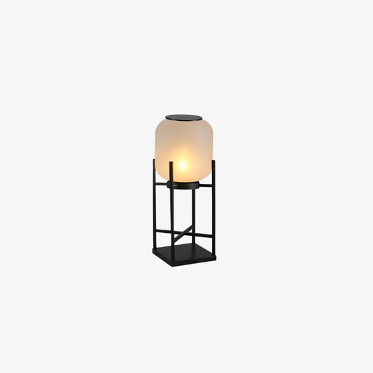 Floor Lamp with Integrated LED Weather Resistant Base and Remote Control Dimming