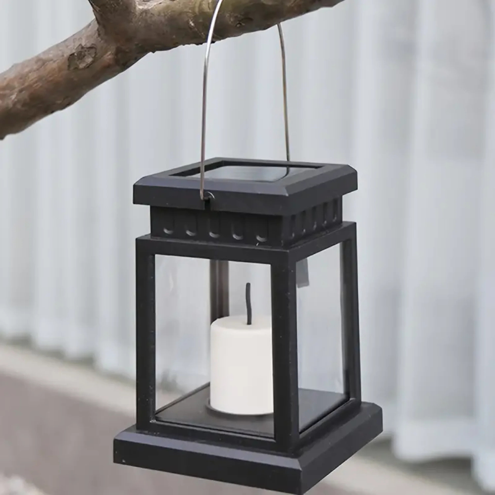 Solar Powered Decorative Garden Lanterns - Outdoor Yard Path Lighting