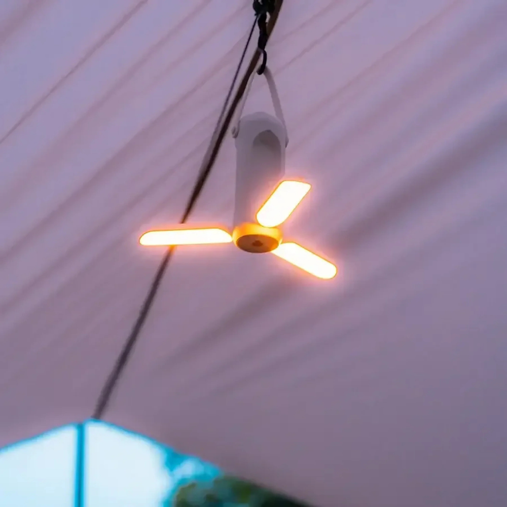 Rechargeable Outdoor Lamp with Warm Glow Glow - Portable Minimalist