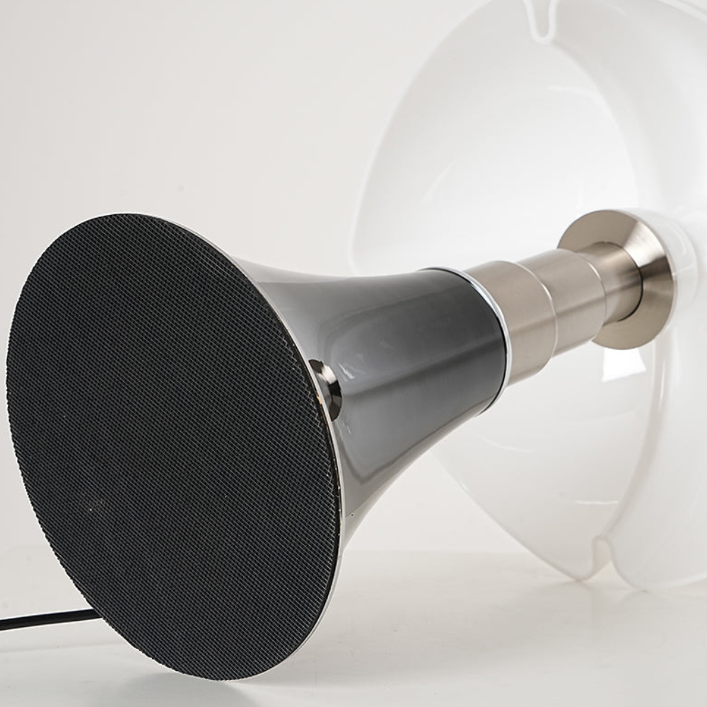 Mushroom Table Lamp with Four Lobe Shade - Mid Century Modern Style