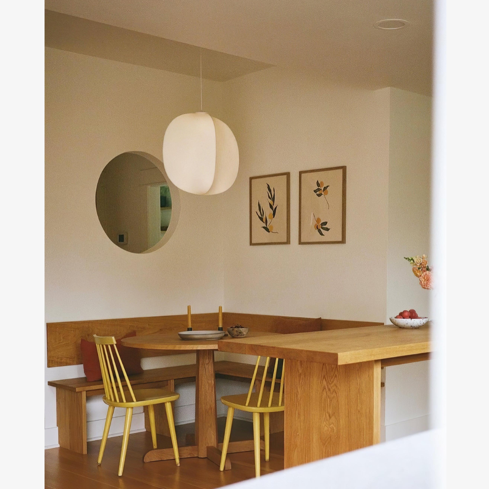 Modern Wabi-Sabi Fiber Pendant Light - Minimalist Cloud-Inspired Hanging Lamp