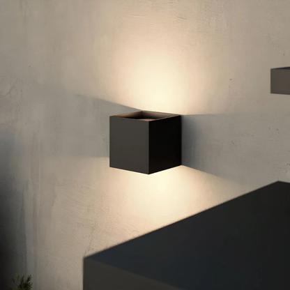 Adjustable Beam Cube Wall Light