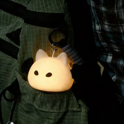 Glow Bag Charm LED Light - Portable Purse Keychain & Night Finder
